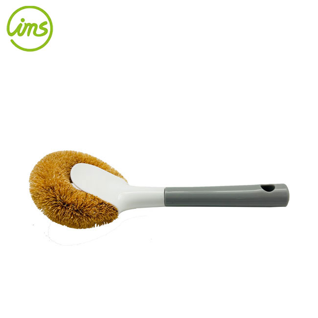 brosse à pot en fibre - grise